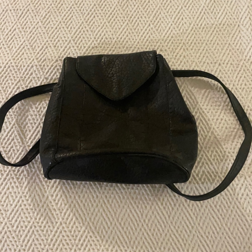 Abercrombie and Fitch Faux Leather Backpack